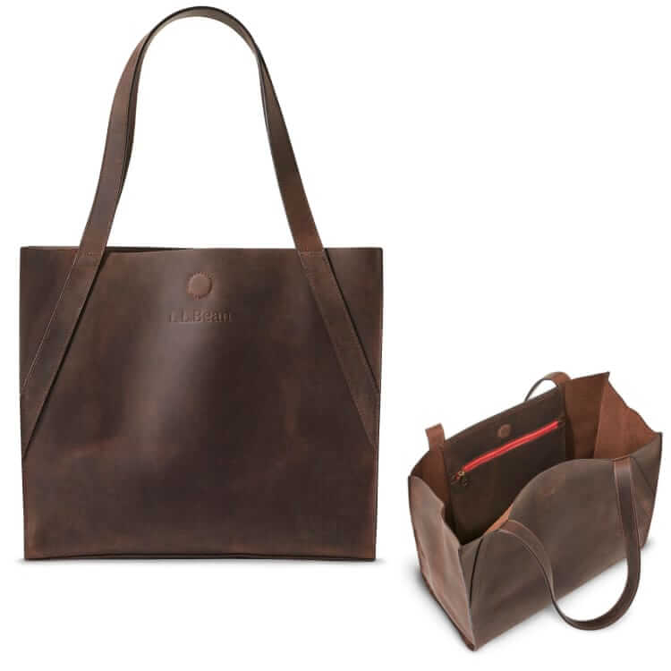 L.L. Bean Stonington leather tote