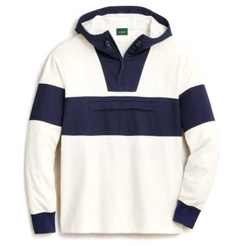 J.Crew Hooded Rugby Anorak