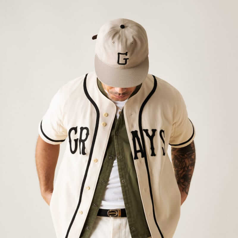 ebbets field homestead grays embroidered ball cap