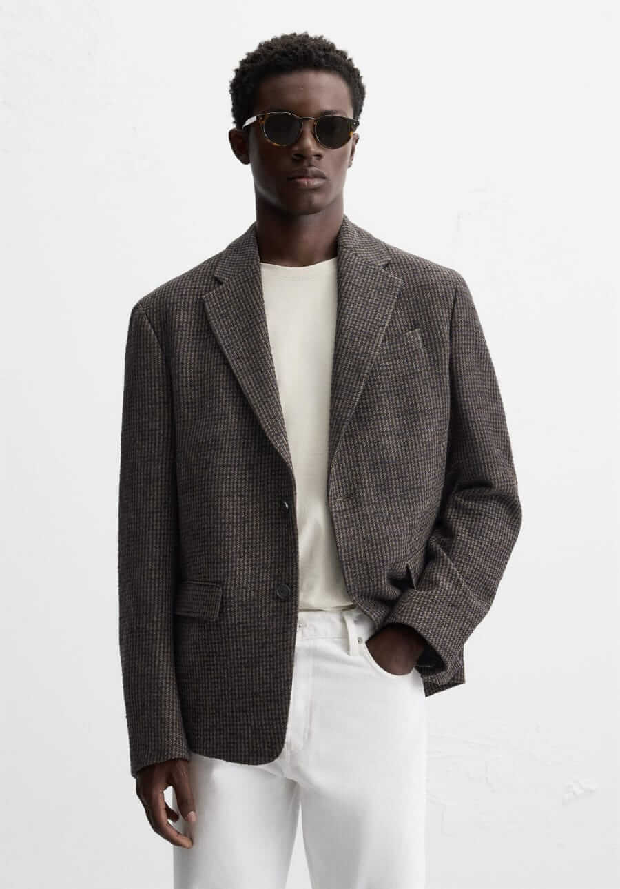 Zara Houndstooth blazer