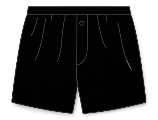 Men's boxer short illustration