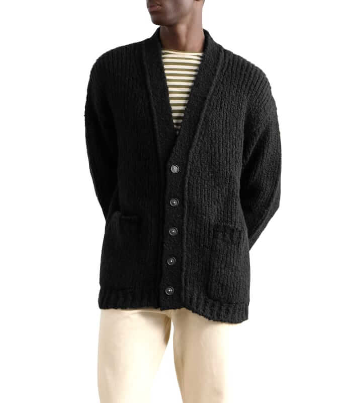 Masimo Alba Ribbed wool cardigan