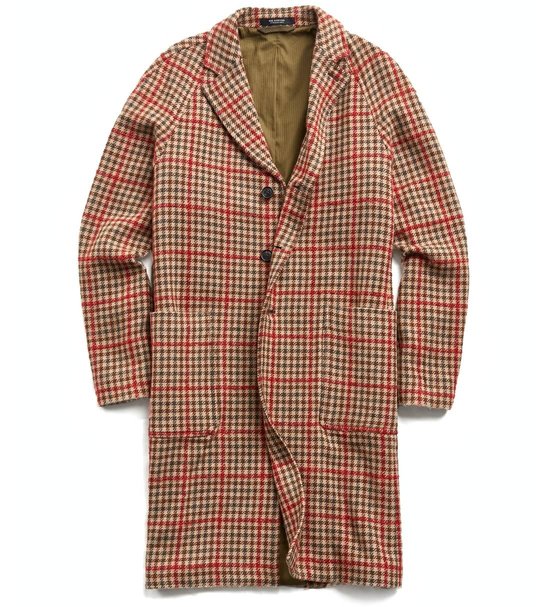 Todd Snyder Windowpane Topcoat