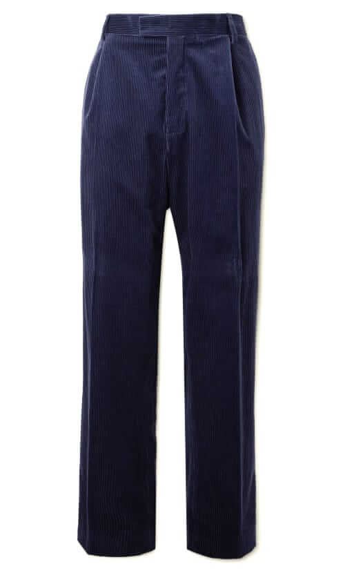 Mr P. Pleated corduroy pant