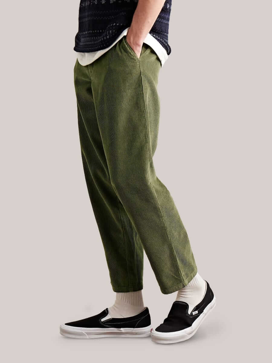 Portuguese Flannel Straight-leg corduroy pant