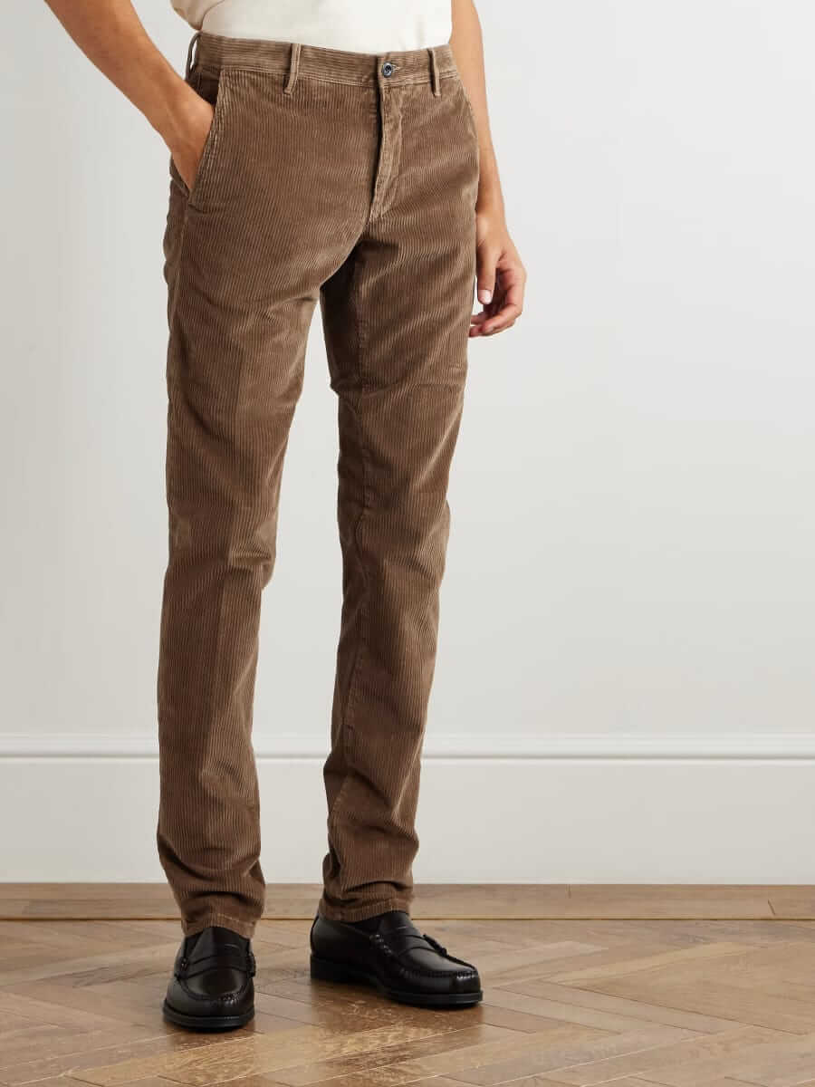 incotex tailored corduroy trouser