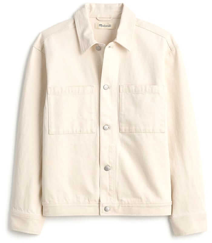 Madewell Cropped shirt jacket