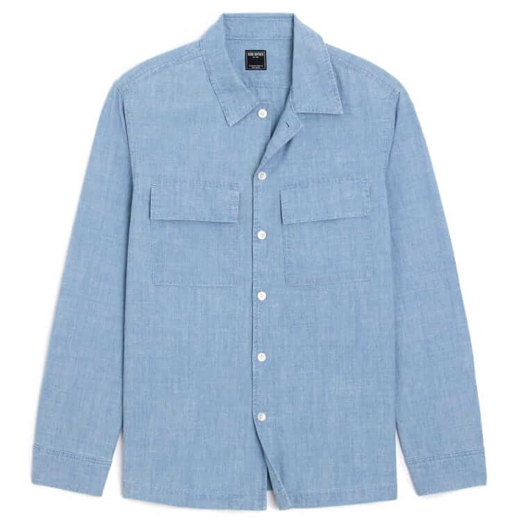 todd snyder chambray overshirt