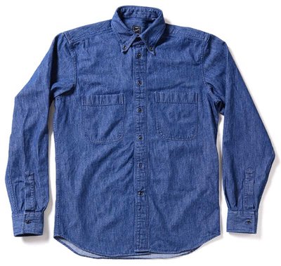Glenns Denim Utility Denim Shirt