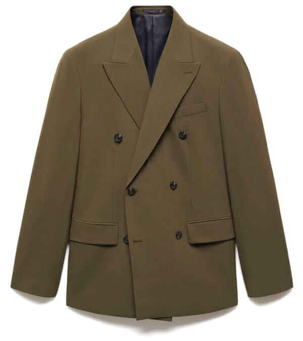 Mango Boxy viscose blend jacket