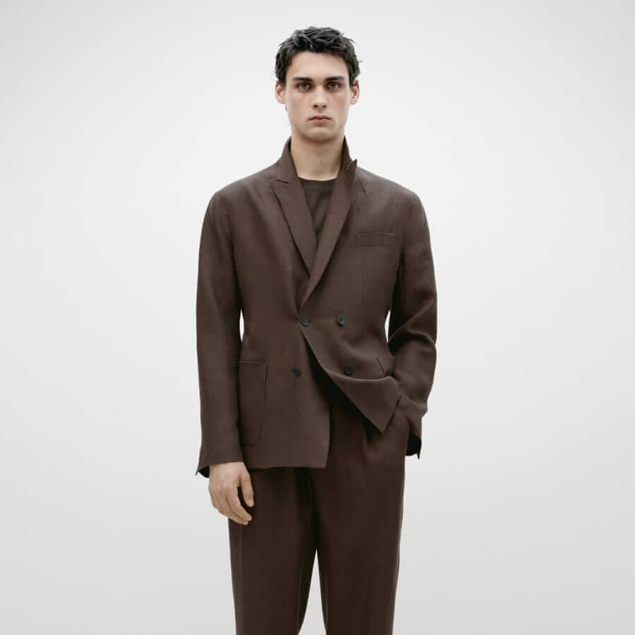 Massimo Dutti Linen-cotton jacket