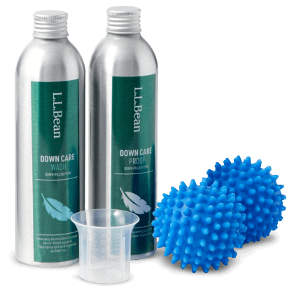 L.L. Bean down care kit