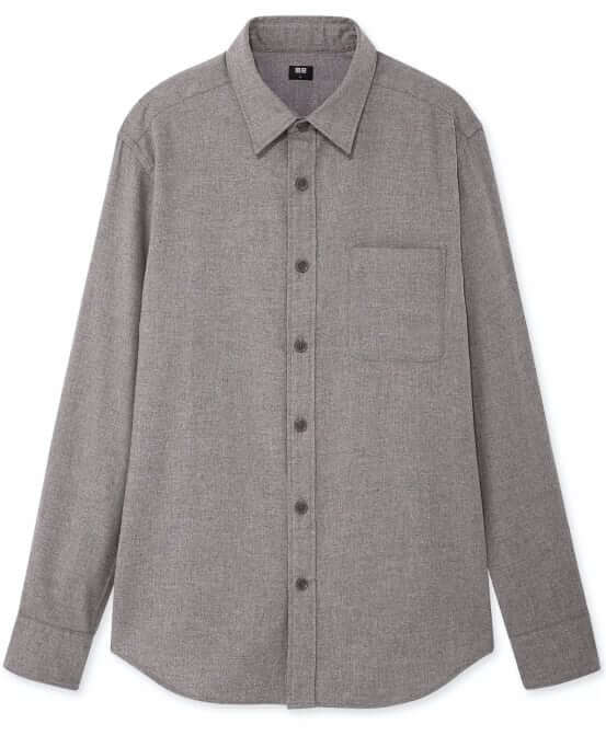 UNIQLO Flannel Long-Sleeve Shirt