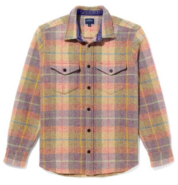 Noah Wool CPO flannel shirt
