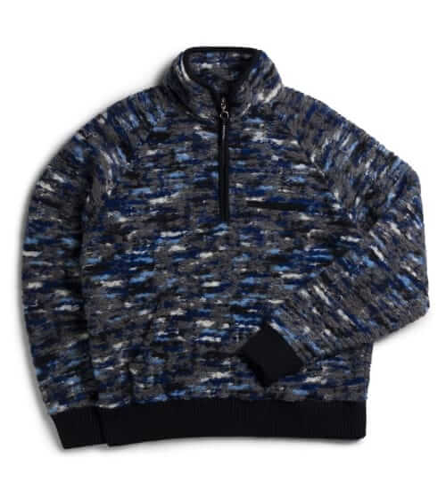 Percival Jacquard half-zip fleece