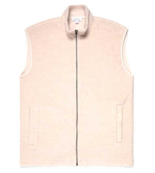 Sunspel Wool fleece vest