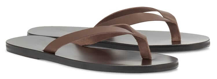 ancient greek sandals solon leather flip flop