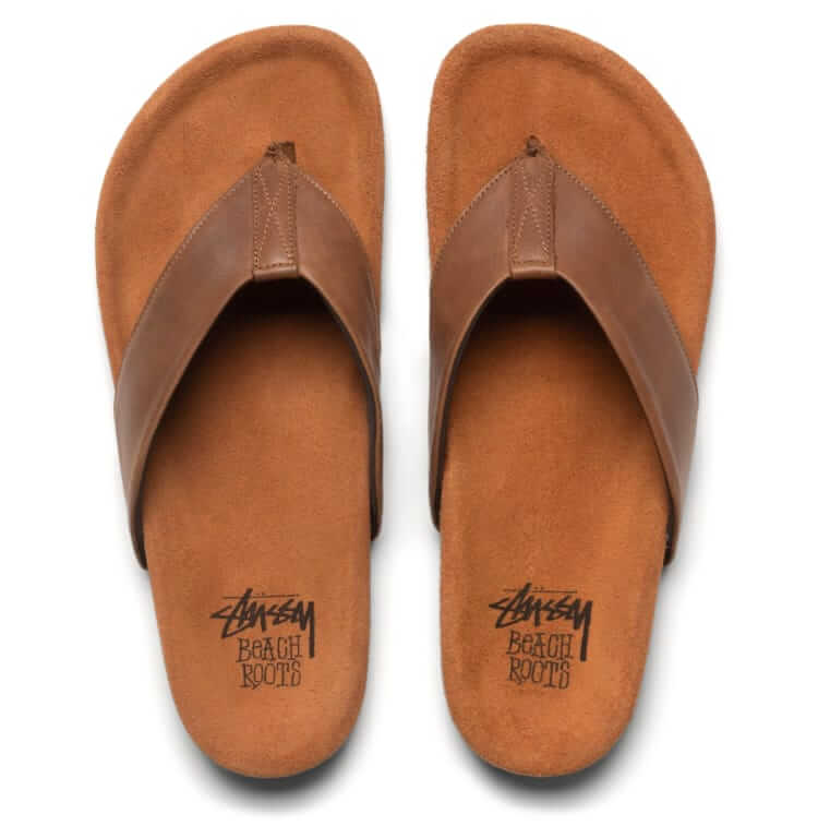 stussy asland suede flip flop