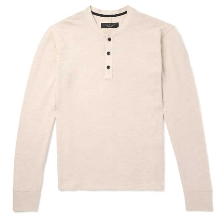 rag and bone slub cotton henley
