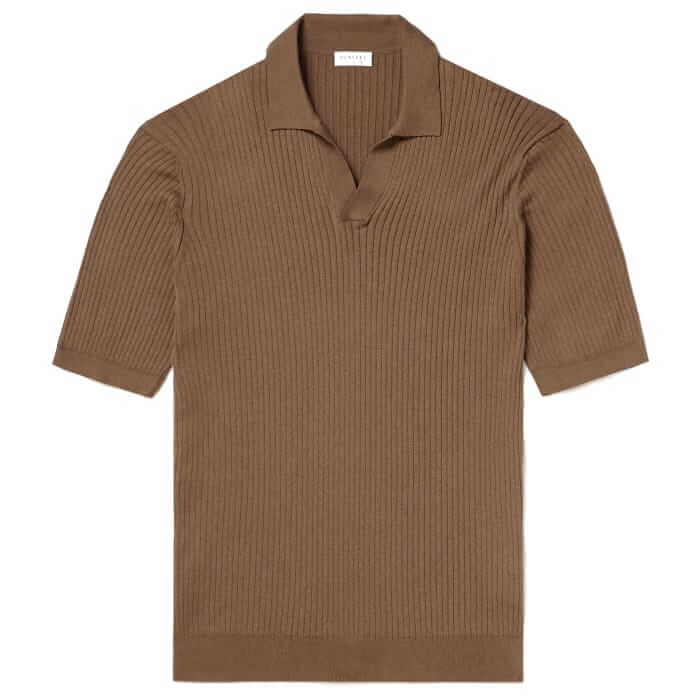 Sunspel Silk cotton polo