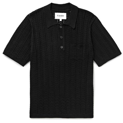 Corridor Slouchy Scallop Knit Polo