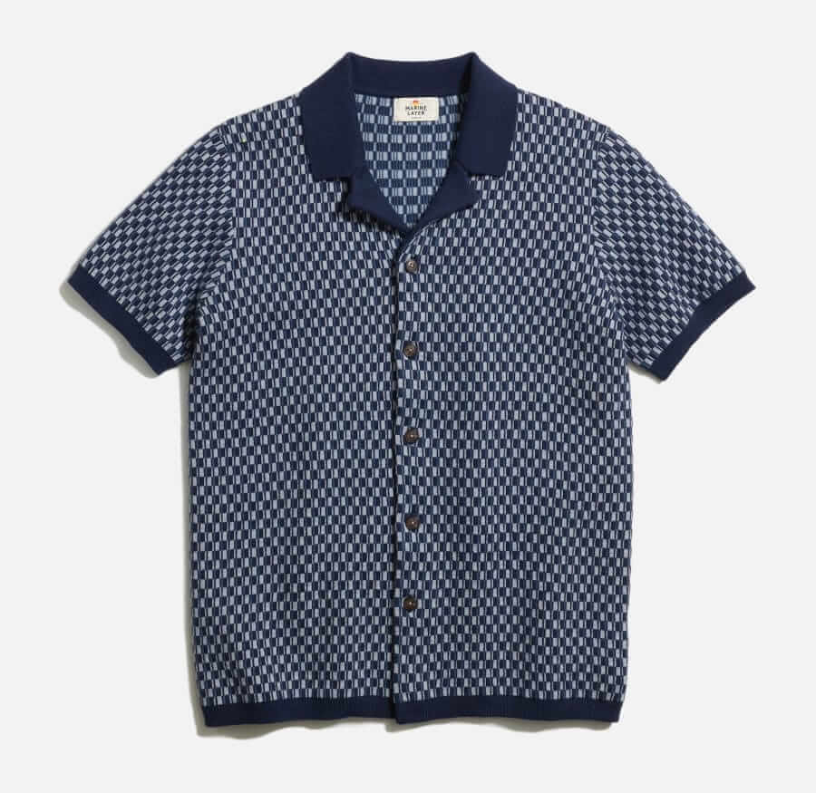 Marine Layer Asher knit button-down