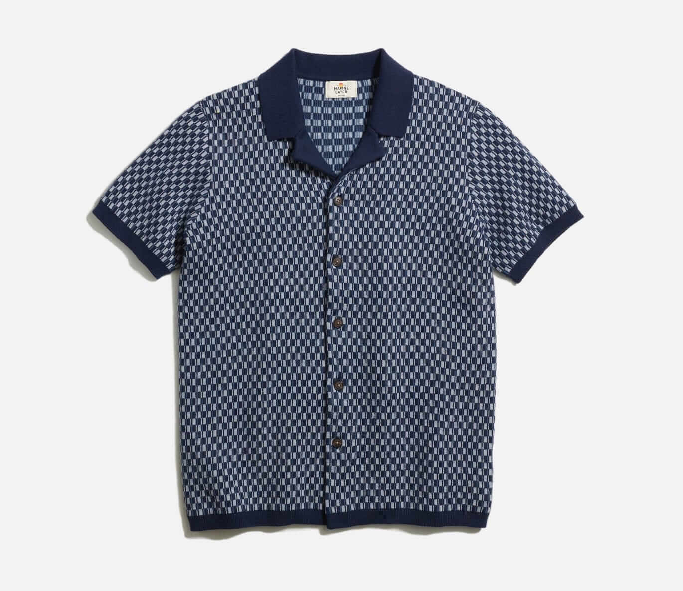 Marine Layer Asher knit button-down