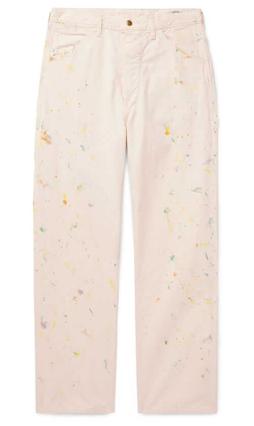 orSlow Paint-Splattered Carpenter Jean