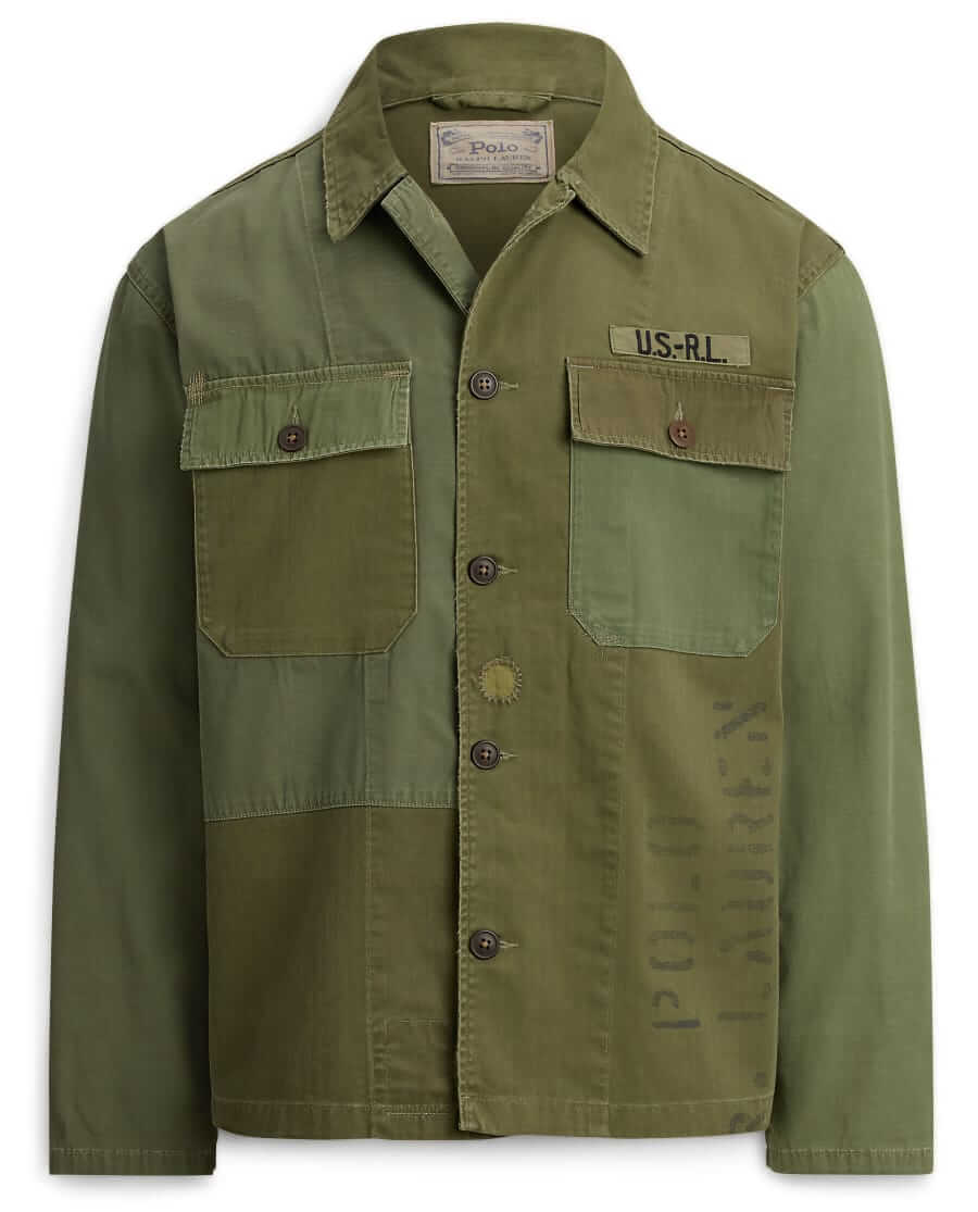 polo ralph lauren patchwork field jacket