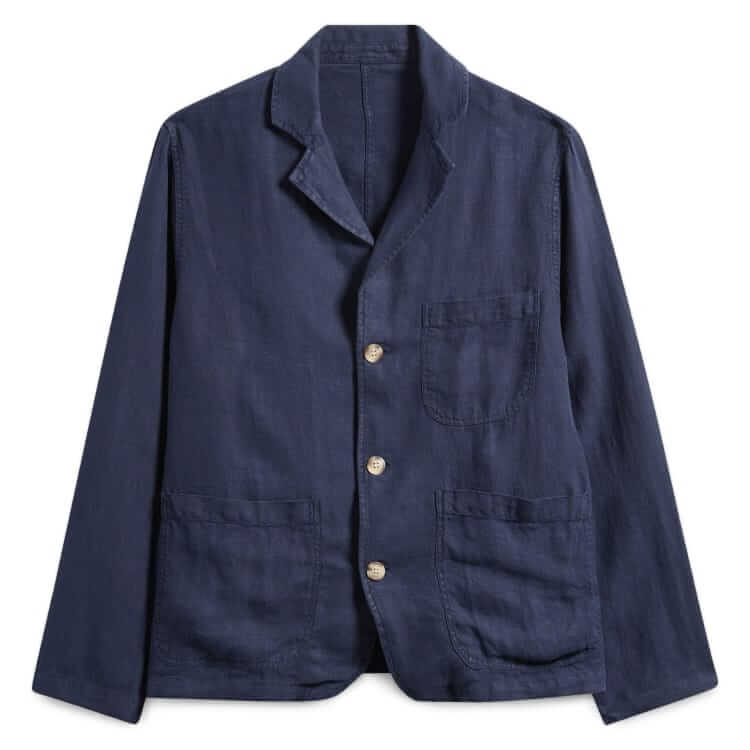 corridor linen chore blazer