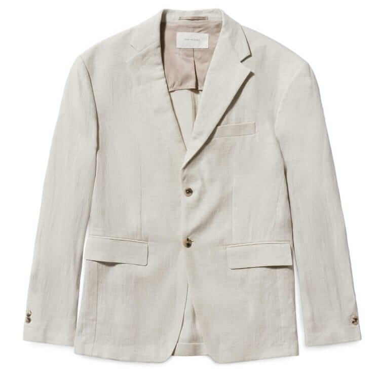 zara linen blazer