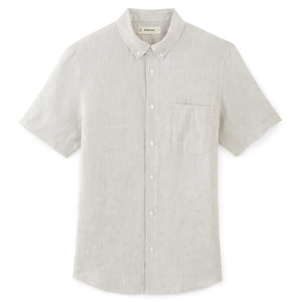 Everlane Striped linen shirt