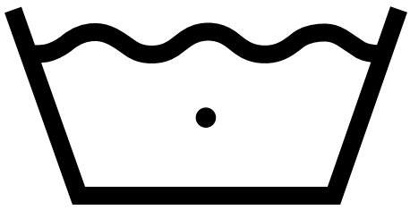 Machine wash cold symbol