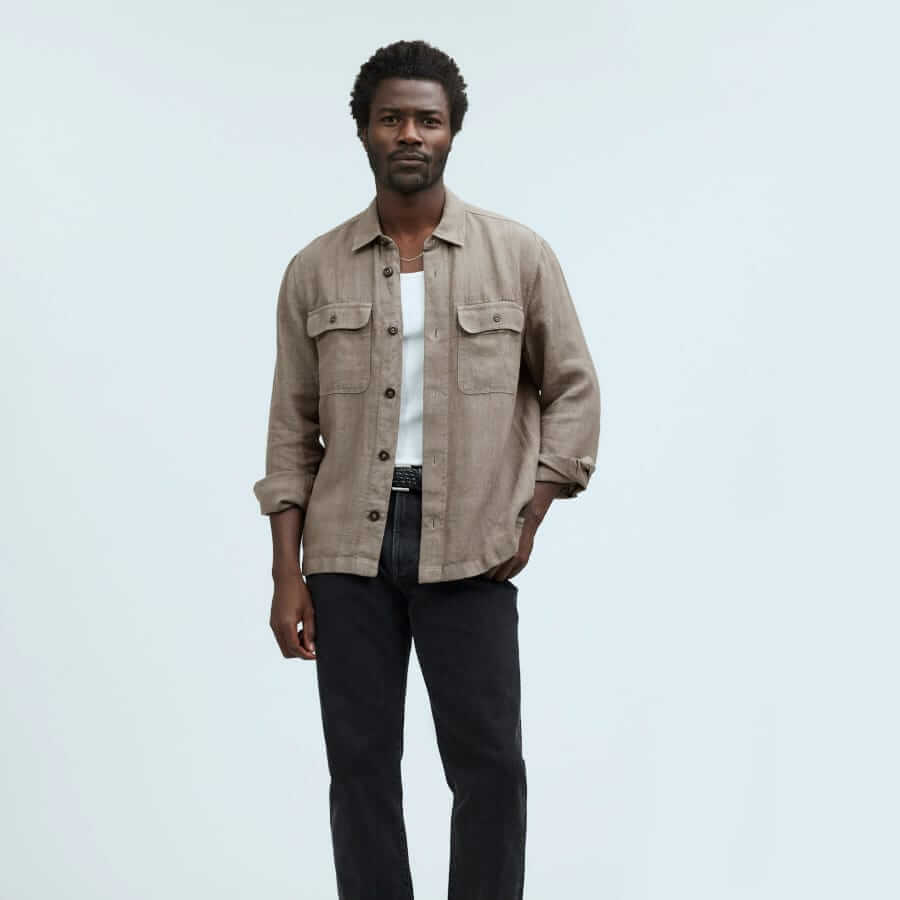 Madewell Linen work shirt
