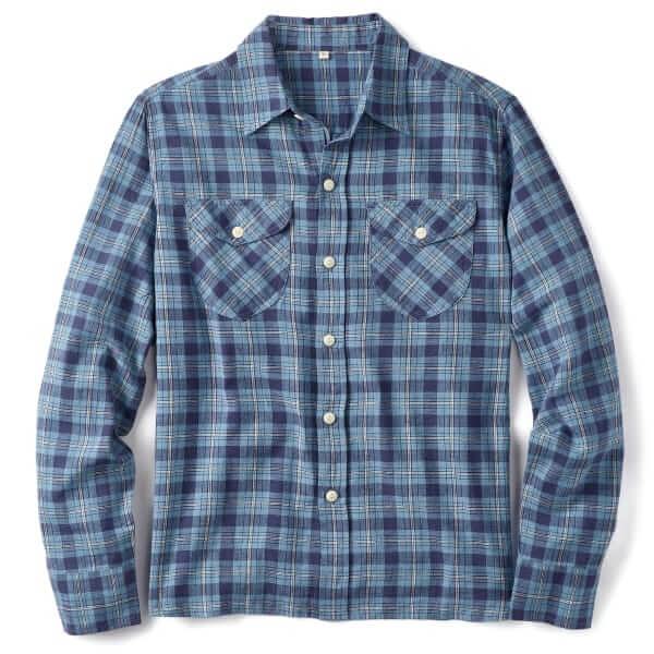Wythe Plaid linen workshirt