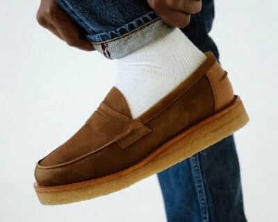 Loafer breaking in process