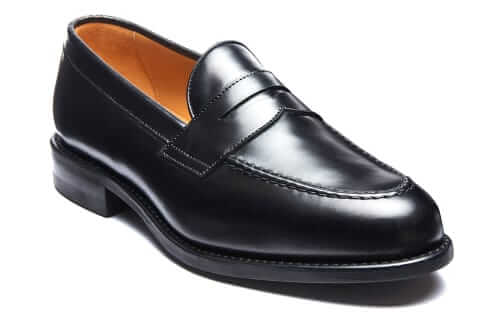 Solovair Hi-Shine penny loafer