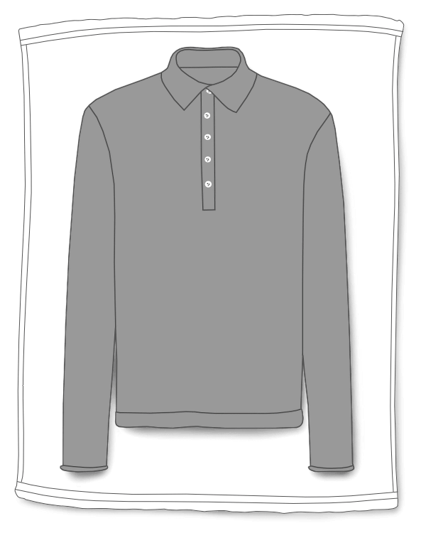 Sweater washing illustration