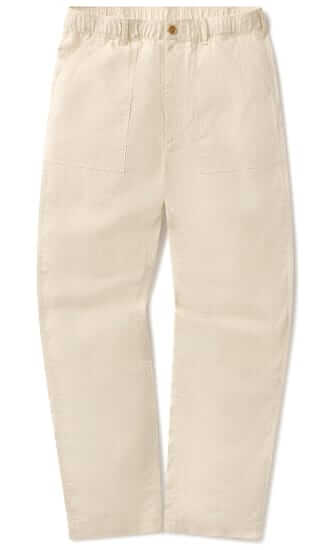 Buck Mason Loomed linen fatigue pant