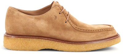 Tod's Suede Moc-Toe Lace-Ups