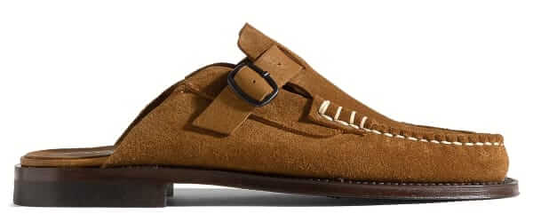 HEREU buckle-strap mule loafer
