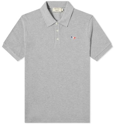 Maison Kitsune Tricolor Fox Pique Polo