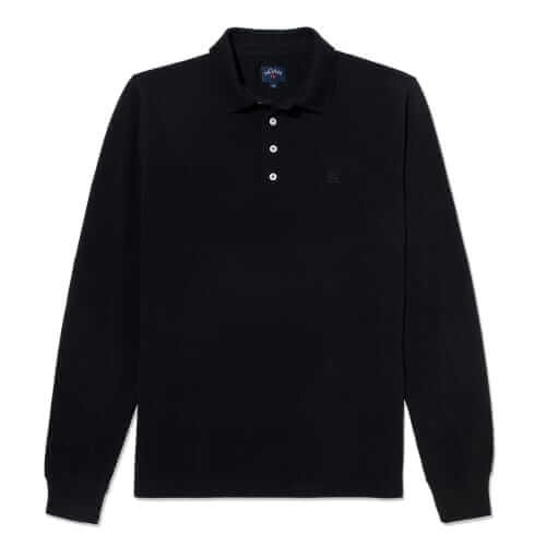 Noah Long-sleeve pique polo