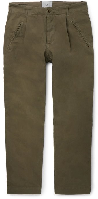 Folk Assembly Tapered Pleated Pant
