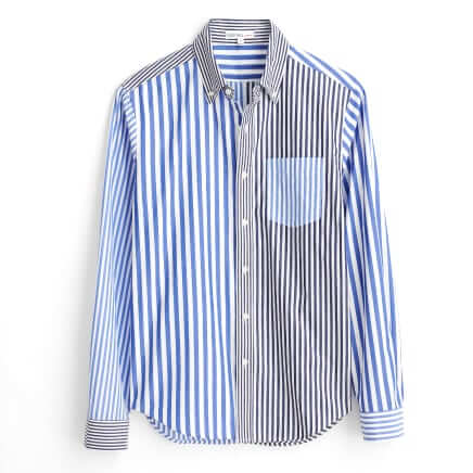 Alex Mill Mixed Striped Portuguese Poplin Shirt