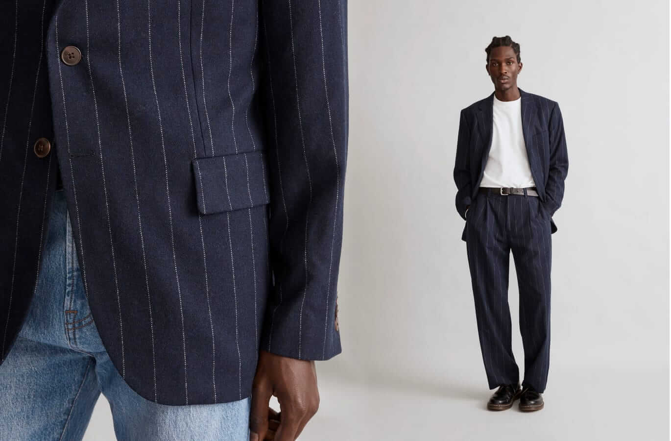 Madewell Roebling wool suit