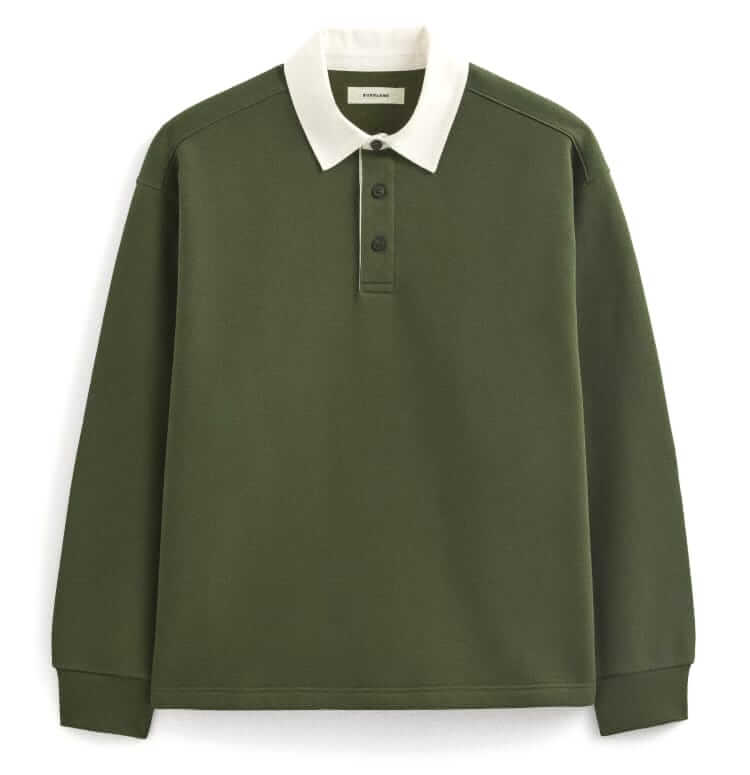 everlane luxe fleece rugby