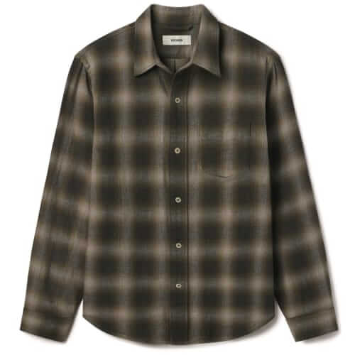 Buck Mason Pacific one pocket flannel shirt