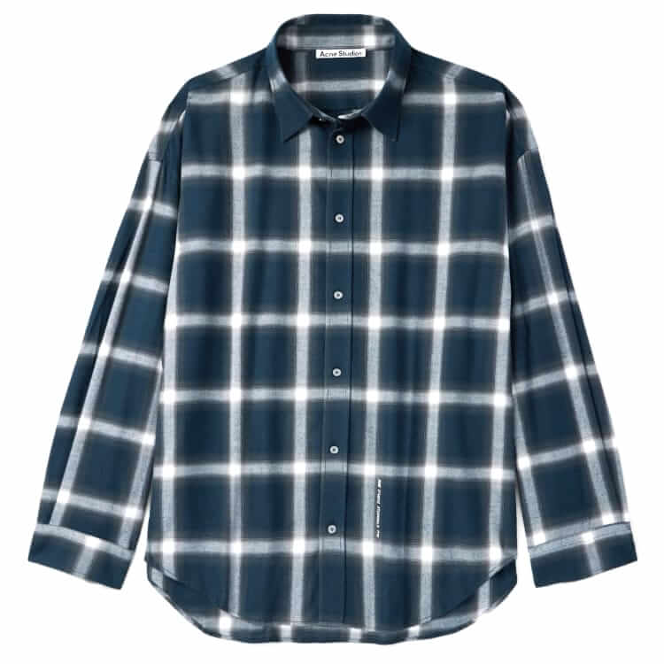 acne studios oversized flannel