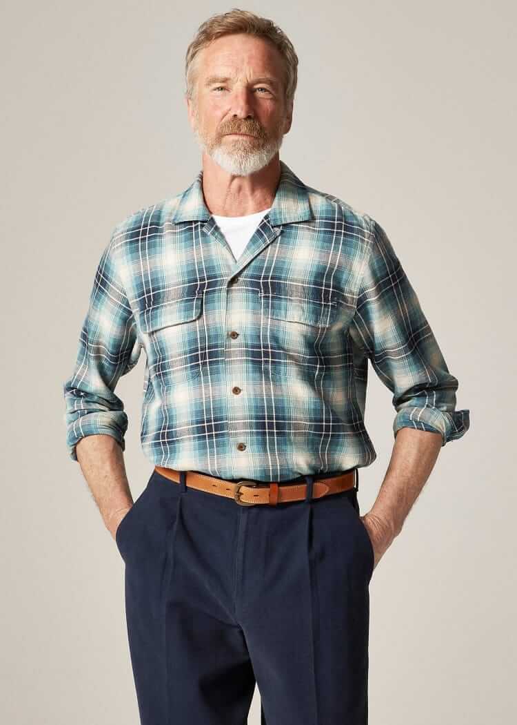 jcrew cotton-hemp twill shirt